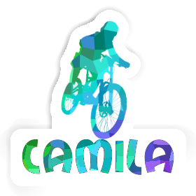 Freeride Biker Sticker Camila Image