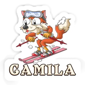 Sticker Camila Skier Image