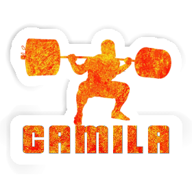 Weightlifter Sticker Camila Image