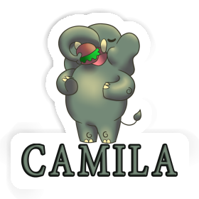 Sticker Camila Elephant Image