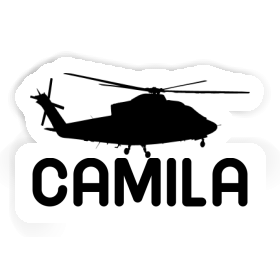 Sticker Camila Helicopter Image