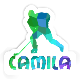 Camila Sticker Hockey Player Image