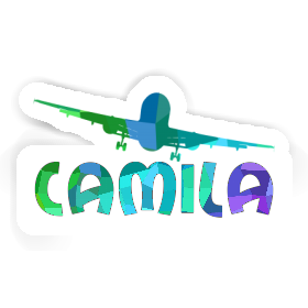 Aufkleber Camila Flugzeug Image