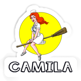 Camila Aufkleber Hexe Image