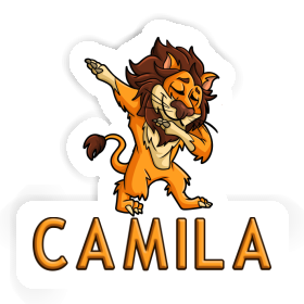 Autocollant Camila Lion Image