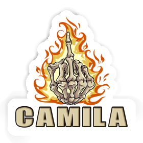 Camila Sticker Mittelfinger Image