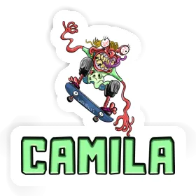 Autocollant Skateur Camila Image