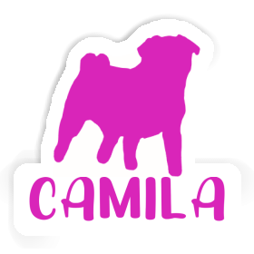 Camila Sticker Pug Image