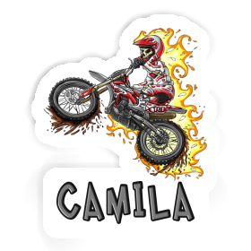 Motocross Rider Sticker Camila Image