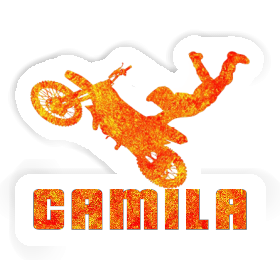 Aufkleber Camila Motocross-Fahrer Image