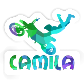 Motocross Jumper Sticker Camila Image