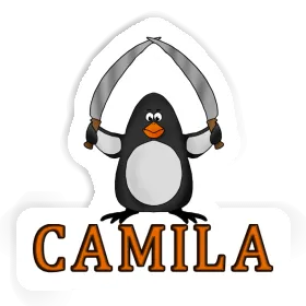 Kampfpinguin Aufkleber Camila Image