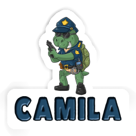 Camila Sticker Police Officer Image