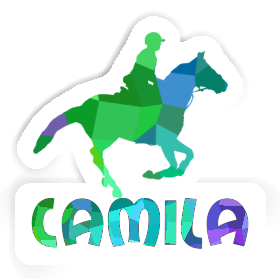 Sticker Horse Rider Camila Image