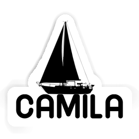 Aufkleber Camila Segelboot Image