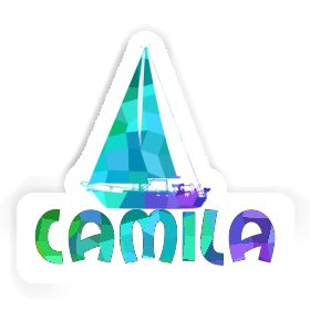 Sticker Camila Sailboat Image