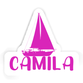 Sticker Camila Sailboat Image