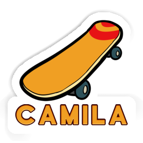 Aufkleber Camila Skateboard Image