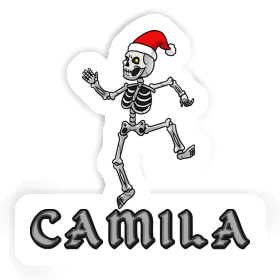 Sticker Camila Christmas Skeleton Image