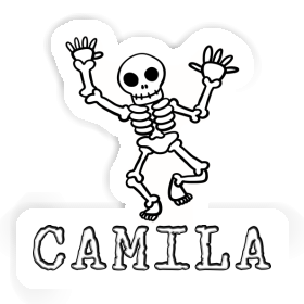 Camila Sticker Skelett Image