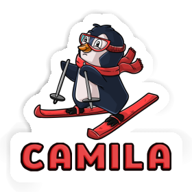 Sticker Camila Skier Image