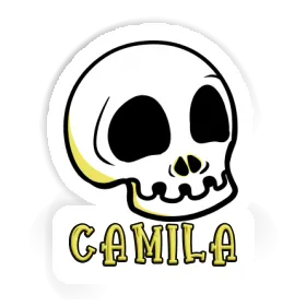 Aufkleber Totenkopf Camila Image