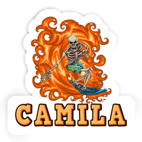 Camila Sticker Surfer Image