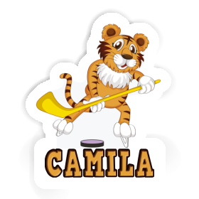 Hockey Player Sticker Camila Image