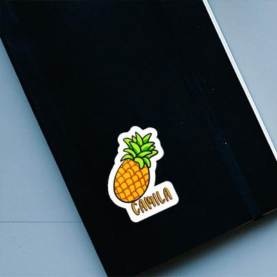 Camila Sticker Pineapple Notebook Image