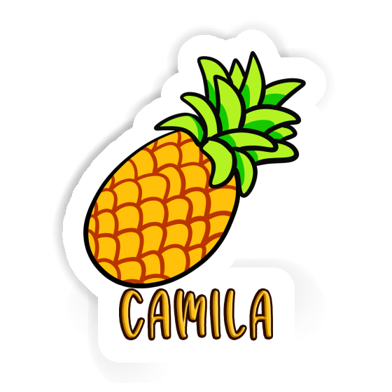 Camila Sticker Pineapple Notebook Image