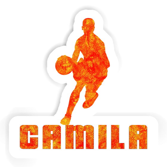 Sticker Camila Basketball Player Notebook Image