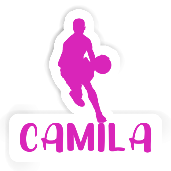 Camila Sticker Basketball Player Laptop Image