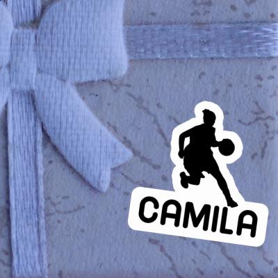 Camila Autocollant Joueuse de basket-ball Notebook Image