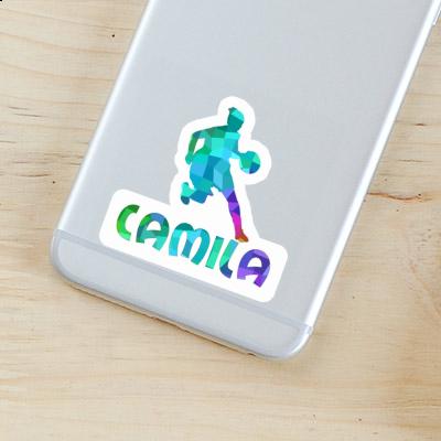 Sticker Basketball Player Camila Notebook Image