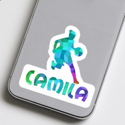 Basketballspielerin Sticker Camila Laptop Image