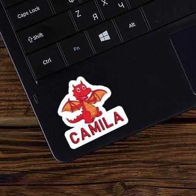 Baby Dragon Sticker Camila Notebook Image