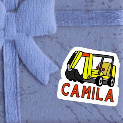 Camila Sticker Mini-Excavator Notebook Image