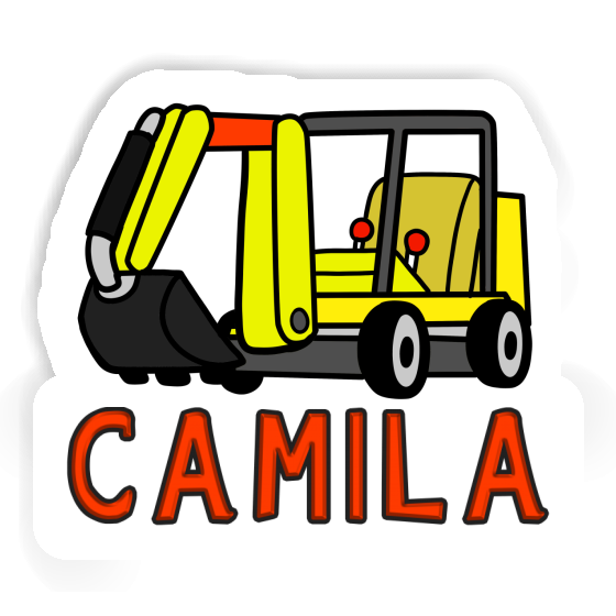 Camila Sticker Mini-Excavator Image