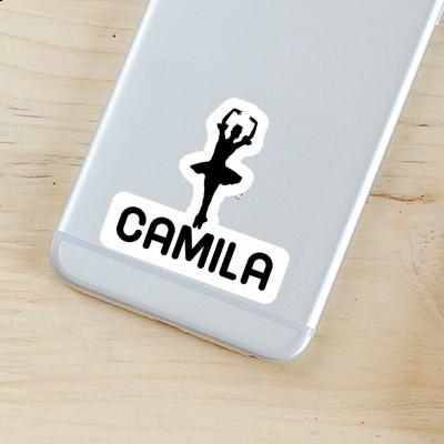 Sticker Ballerina Camila Laptop Image