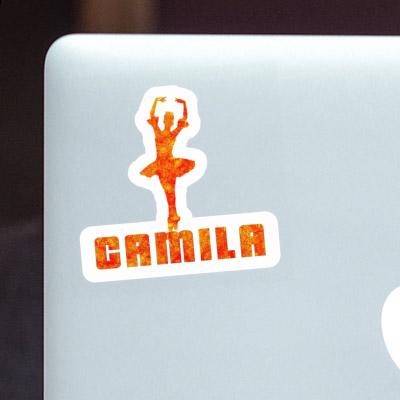 Ballerina Sticker Camila Laptop Image