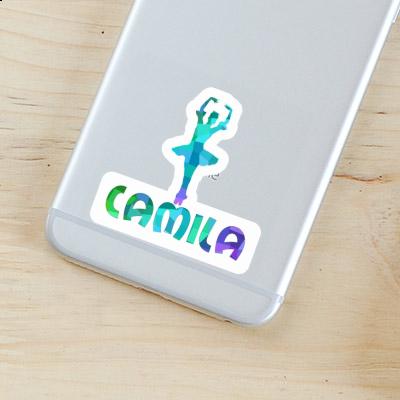 Sticker Ballerina Camila Laptop Image