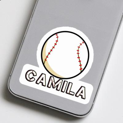 Balle de baseball Autocollant Camila Image