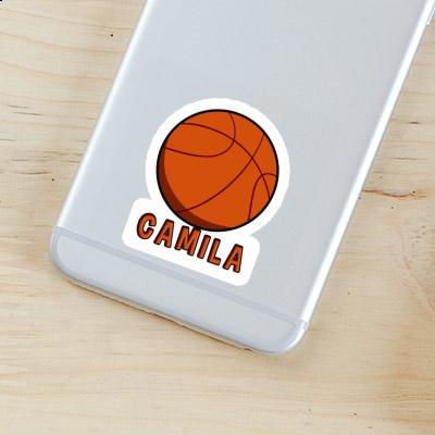 Basketball Sticker Camila Laptop Image