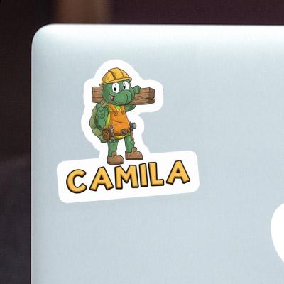 Sticker Camila Bauarbeiter Laptop Image