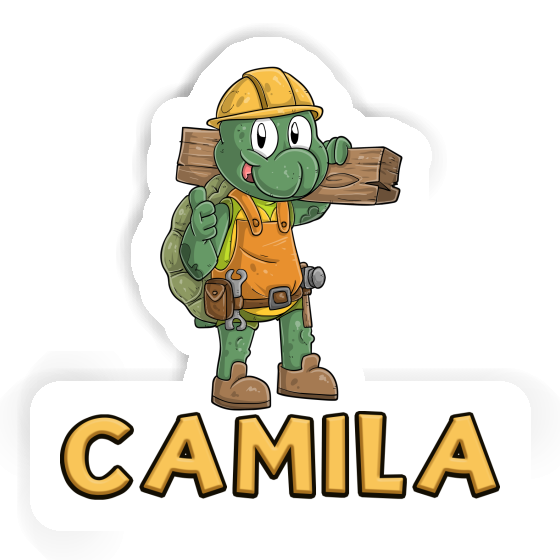 Sticker Camila Bauarbeiter Laptop Image