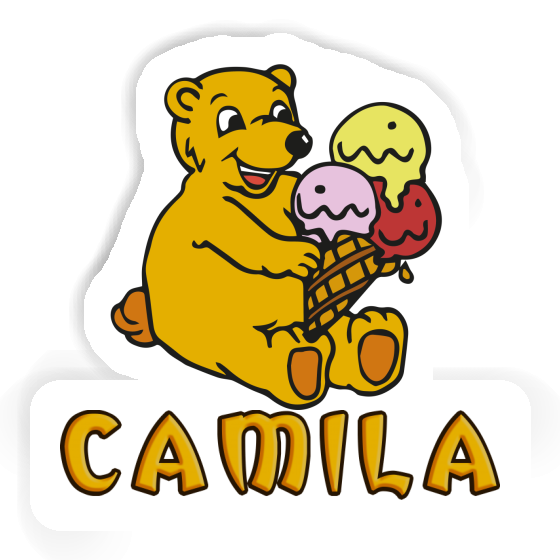 Camila Sticker Bear Laptop Image