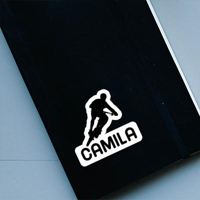 Camila Sticker Biker Laptop Image