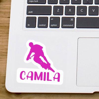 Sticker Camila Biker Notebook Image