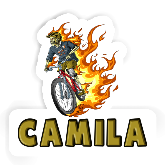 Camila Autocollant Biker Freeride Laptop Image