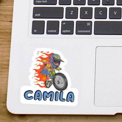 Aufkleber Biker Camila Notebook Image